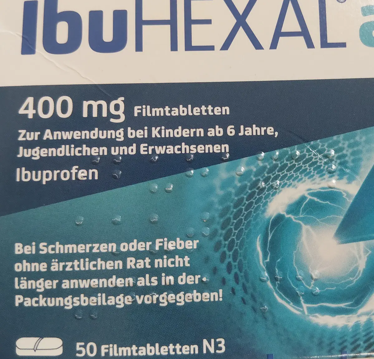 Braille auf einer Arzneimittelschachtel – Kamera